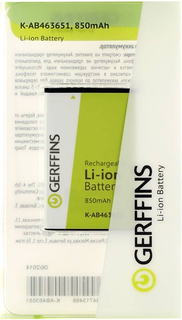 Аккумулятор Gerffins для Samsung C3200/S5610/C3322 (AB463651BU)