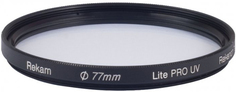 Светофильтр Rekam Lite PRO UV 77 мм (черный)