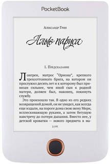 Электронная книга PocketBook 614 Plus (белый)