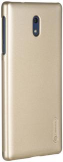 Клип-кейс Nillkin Super Frosted Shield для Nokia 3 (золотистый)