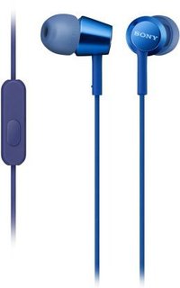 Проводная гарнитура Sony MDR-EX155AP (синий)