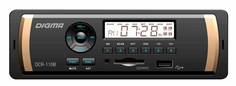 Автомагнитола Digma DCR-110B (черный)