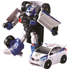 Игрушка-трансформер Young Toys TOBOT Мини C (бело-синий)