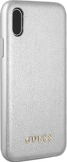 Клип-кейс Guess Iridescent для Apple iPhone X (серебристый)