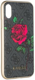 Клип-кейс Guess Flower Desire для Apple iPhone X (с рисунком)