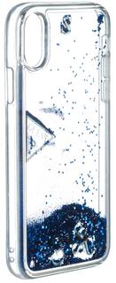 Клип-кейс Guess Glitter для Apple iPhone X (с рисунком)