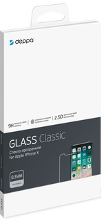 Защитное стекло Deppa Glass для Apple iPhone X