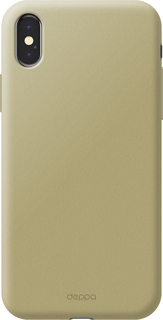 Клип-кейс Deppa Air Case для Apple iPhone X (золотой)