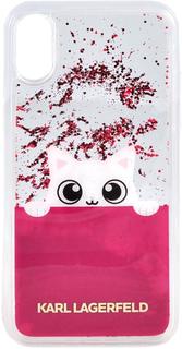 Клип-кейс Karl Lagerfeld Peek A Boo для Apple iPhone X (с рисунком)