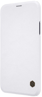 Чехол-книжка Nillkin Qin Leather для Apple iPhone X (белый)