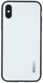 Клип-кейс InterStep Glass для Apple iPhone X (белый)
