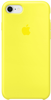 Клип-кейс Apple Silicone Case для iPhone 7/8 (желтый неон)