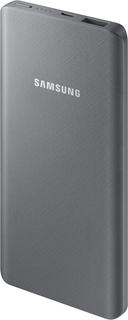 Портативное зарядное устройство Samsung EB-P3020 5000 мАч + переходник USB Type-C (серебристо-серый)