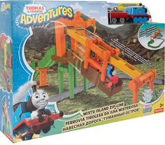 Железная дорога Mattel Thomas & Friends FBC60 Переправа на Туманном Острове с навесной дорогой