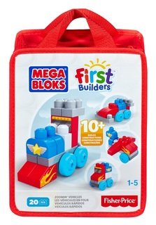 Конструктор Mattel Mega Bloks базовый "Строй и учись"