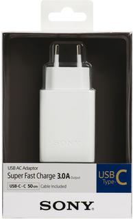 Сетевое зарядное устройство Sony CP-AD3 USB-C (белый)
