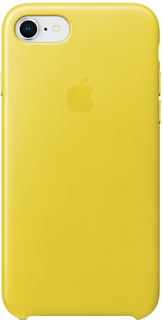 Клип-кейс Apple Leather Case для iPhone 8/7 (желтая весна)