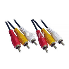 Аксессуар Mobiledata 3RCA 1.5m 3RCA-3RCA-1.5