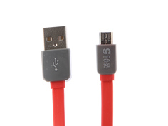 Аксессуар CaseGuru USB-microUSB Silicone Red 100911