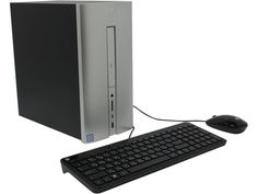 Настольный компьютер HP Pavilion 570-p076ur Silver-Black 2CX95EA (AMD A12-9800 3.8 GHz/16384Mb/1000Gb+128Gb SSD/DVD-RW/AMD Radeon RX 550 2048Mb/Wi-Fi/Bluetooth/Windows 10 Home 64-bit)