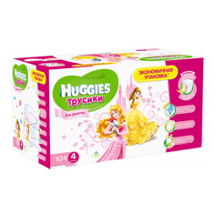 Подгузники Huggies Little Walkers 4 9-14кг 104шт для девочек