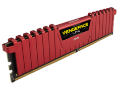 Модуль памяти Corsair Vengeance LPX Red DDR4 DIMM 2400MHz PC4-19200 CL16 - 4Gb CMK4GX4M1A2400C16R