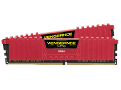 Модуль памяти Corsair Vengeance LPX Red DDR4 DIMM 2400MHz PC4-19200 CL14 - 32Gb KIT (2x16Gb) CMK32GX4M2A2400C14R