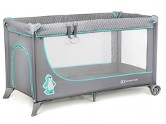Манеж-кровать Kinderkraft Joy Basic Grey-Mint