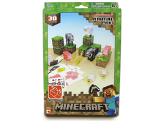 Конструктор Minecraft Papercraft Игровой мир Дружелюбные мобы 30 дет. 16701