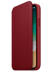 Аксессуар Чехол APPLE iPhone X Leather Folio Product Red MRQD2ZM/A