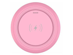 Зарядное устройство Devia Allen Wireless Ultra Thin Charger Pink