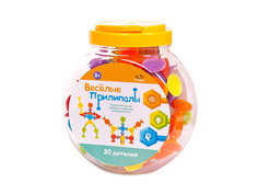 Конструктор ABtoys Веселые прилипалы 30 дет. PT-00838