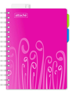 Бизнес-тетрадь Attache Fantasy A5 140 листов Pink 309365
