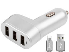 Зарядное устройство Earldom ES-150 3xUSB 5.8A + MicroUSB White