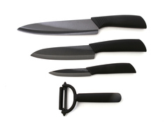 Набор ножей Xiaomi Huo Hou Heat Knife Set 4шт Black