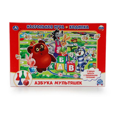 Настольная игра Умка Ходилка Азбука мультяшек 4690590102039 Umka