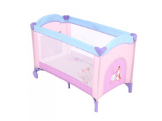 Манеж-кровать Capella Sweet Time Hearts (B) Pink-Lilac