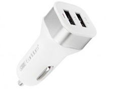 Зарядное устройство Earldom ES-138 2xUSB 2.1A White-Silver