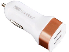 Зарядное устройство Earldom ES-138 2xUSB 2.1A White-Gold