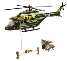 Конструктор BanBao Военный вертолет-спасатель 263 дет. 8253 / 30871