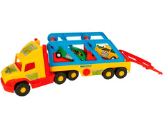 Игрушка Wader Super Truck с авто купэ 36640