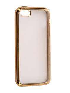 Аксессуар Чехол iBox Blaze Silicone для APPLE iPhone 5/5S/SE Gold Frame