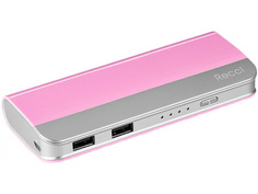 Аккумулятор Recci Power Bank Elegant RE-10000 10000mAh Pink