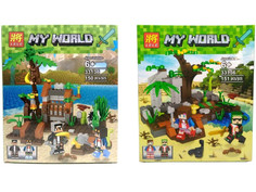 Конструктор Lele Майнкрафт Дом на воде 2 вида 33136