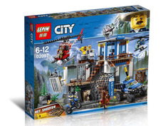 Конструктор Lepin City Полицейский участок в горах 742 дет. 02097