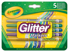 Блестящие фломастеры Crayola 5 цветов 58-8645