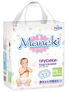 Подгузники Maneki Fantasy Мини M 6-11kg 22шт BD1262