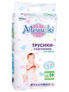 Подгузники Maneki Fantasy M 6-11kg 56шт BD845