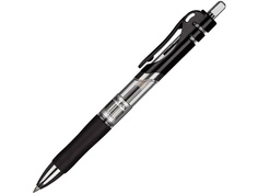 Ручка гелевая Attache Hammer Black-Transparent 613149