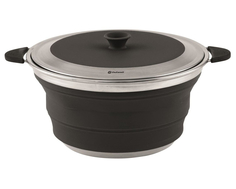 Outwell Collaps Pot with Lid 4.5L Midnight Black 650631